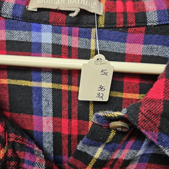 Woman within flannel size 5x - Picture 3 of 4